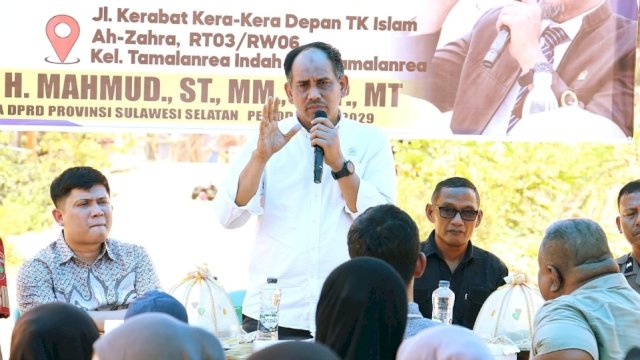 Anggota DPRD Sulawesi Selatan dari Fraksi NasDem, Mahmud.