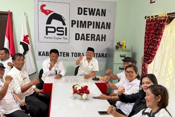 PSI Sulsel Panaskan Mesin Partai di Toraja Utara, Syamsir: Kemenangan Harus Diperjuangkan