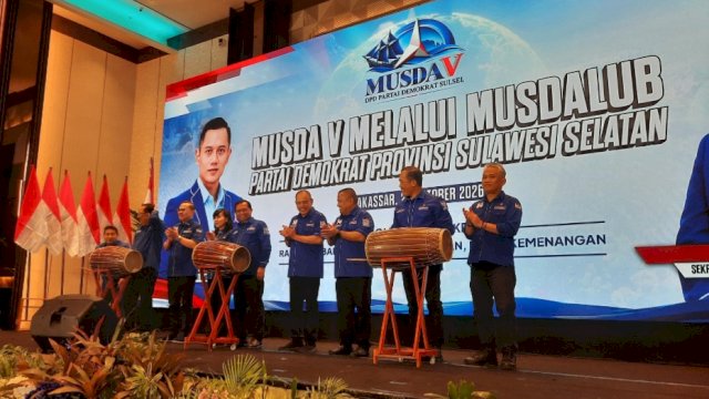 Pembukaan Musda V Demokrat Sulsel.