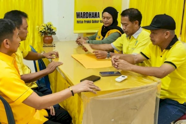 Resmi Ambil Formulir, Lukman B Kady Siap Benahi Golkar Gowa dan Kejar 6 Kursi