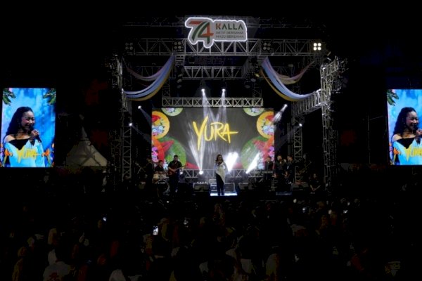 Yura Yunita Hibur Insan Kalla di Puncak HUT ke-74, Ada Pesta Keluarga di Nipah Park