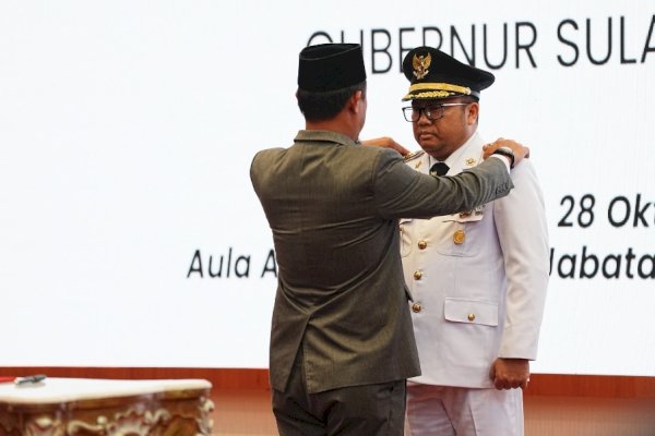 Sah! Darmawangsyah Muin Resmi Jabat Bupati Gowa, Ini Pesan Gubernur Sulsel