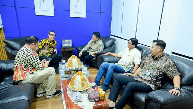 PWI Sulsel Audiensi ke PDAM Makassar.