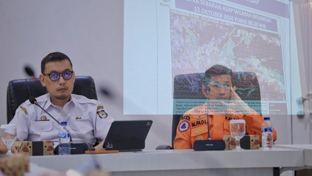 ​Kualitas Udara Makassar Sangat Tidak Sehat, Sekda Instruksikan Pembagian Masker dan Pemantauan Harian