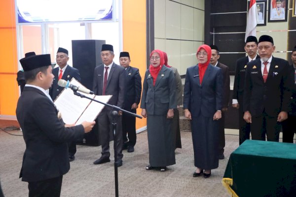 Lantik Pejabat Pemkot Parepare, Wali Kota Tasming Dorong Penataan Birokrasi Berdampak Nyata