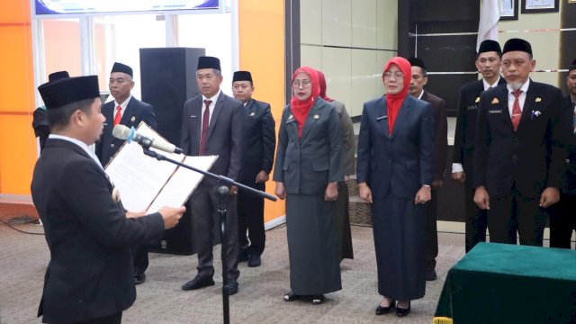 Lantik Pejabat Pemkot Parepare, Wali Kota Tasming Dorong Penataan Birokrasi Berdampak Nyata