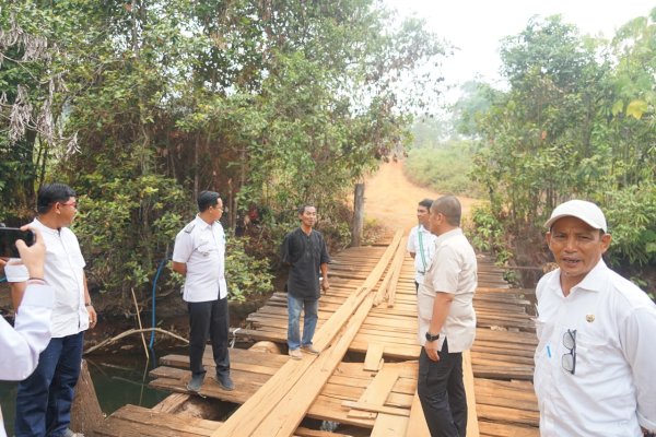 Jembatan Loppe Lapuk dan Berlubang, Bupati Lutim Bidik Pembangunan Permanen 2027