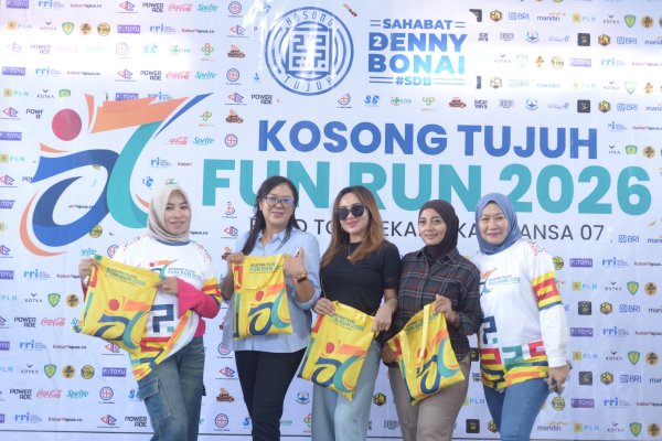 Tembus 605 Peserta, Kosong Tujuh Fun Run 2026 Siap Guncang Serui