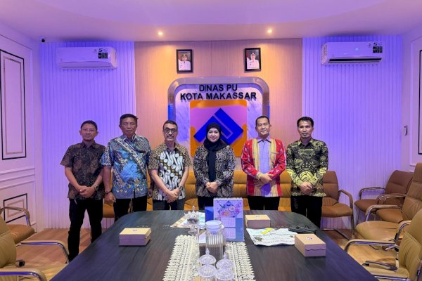 Cegah Gangguan Distribusi Air, Dirut PDAM Makassar Andi Syahrum Koordinasi dengan Dinas PU