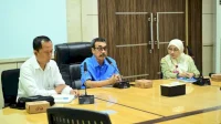 Terima Audiensi OJK Sulselbar, PDAM Makassar Bahas Solusi Pasokan Air