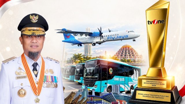 Pemerintah Provinsi Sulawesi Selatan meraih penghargaan dalam ajang Inovasi Membangun Negeri 2026.