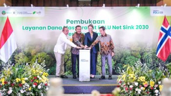 Indonesia-Norwegia Kembali Meluncurkan Layanan Dana Masyarakat FOLU Net Sink 2030 Periode Kelima