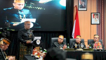 Pj Sekda Andi Winarno Bacakan Sejarah Singkat Sulsel di Hari Jadi ke-357 Tahun