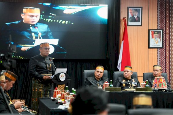 Pj Sekda Andi Winarno Bacakan Sejarah Singkat Sulsel di Hari Jadi ke-357 Tahun