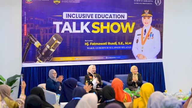 Wagub Sulsel Fatmawati Rusdi Apresiasi Darul Fikri Kembangkan Pendidikan Inklusif.