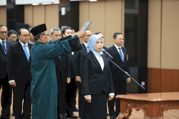 Gubernur BI Lantik Pemimpin Satuan Kerja Bank Indonesia