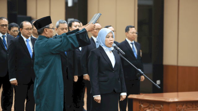 Gubernur BI Lantik Pemimpin Satuan Kerja Bank Indonesia